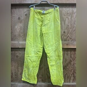 Marcel Hemp Organic Cotton Tie-Dye Pants M – Unisex Boho Loungewear with Pockets